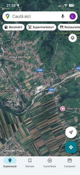 Teren de 5000 mp, în Central