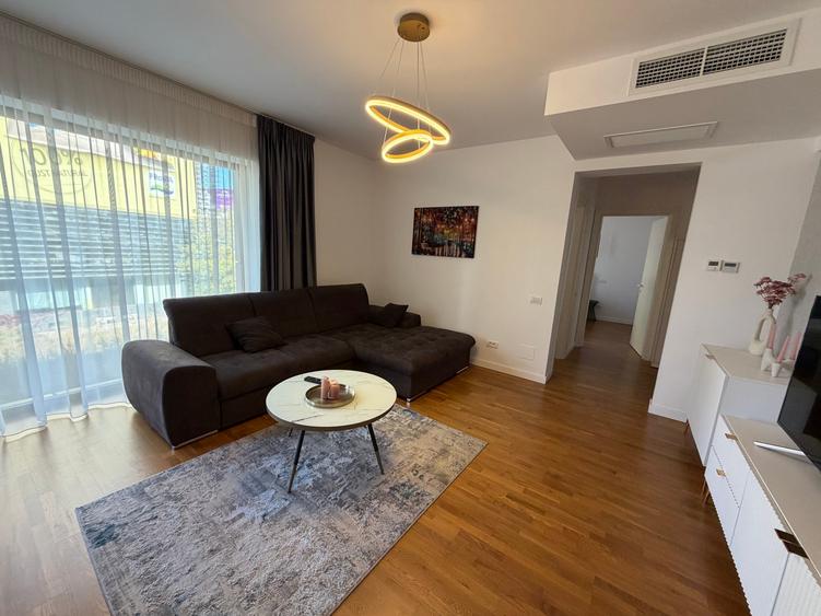 Apartament cu 2 camere decomandat, mobilat în Herăstrău