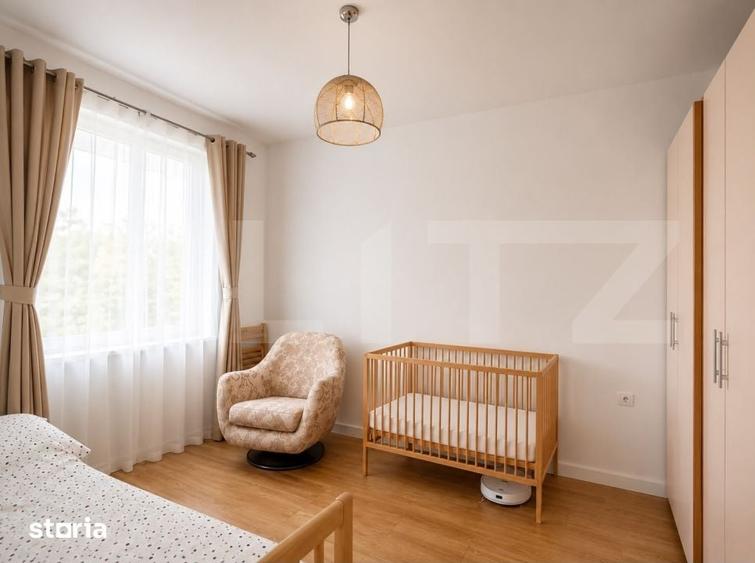 Apartament 3 camere, 72 mp, Beta Residence, 8 min de Auchan Iris - 4