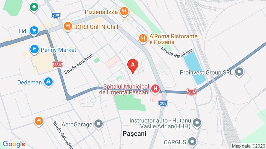 Apartament cu 2 camere decomandat, mobilat în Central