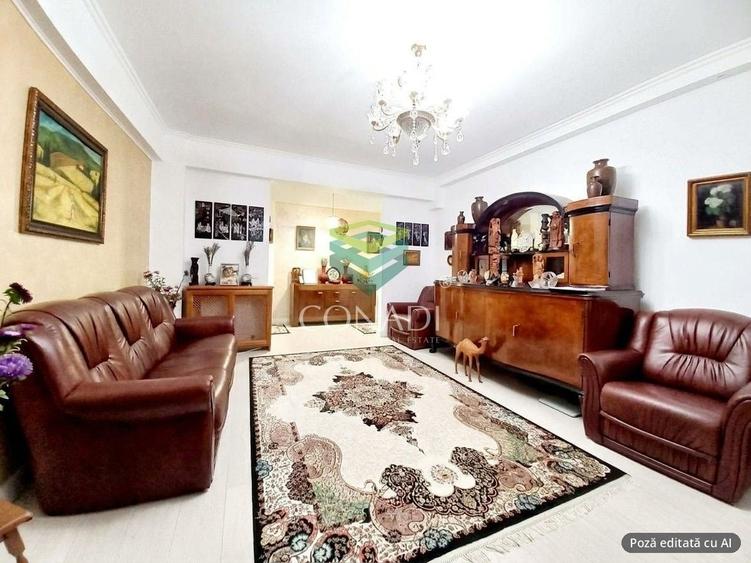 Apartament cu 3 camere decomandat, mobilat în Băneasa