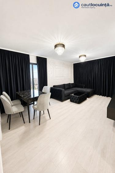 Apartament cu 3 camere, mobilat în Industriilor