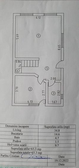 Casă cu 4 camere în Valu lui Traian