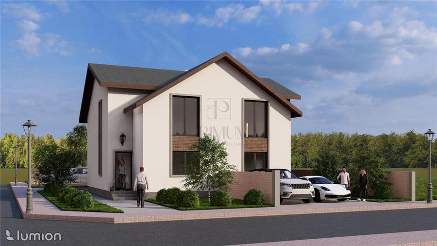Duplex cu 4 camere cu Canalizare în Moșnița Nouă