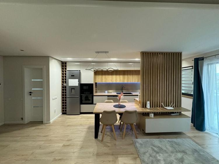 Vand apartament cu 3 camere 78 mp etaj 1 ultrafinisat si mobilat bloc nou Ansamblu Riverland - 6