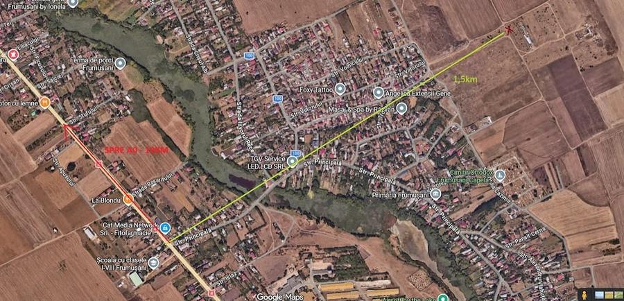 Vand teren 2000mp extravilan Frumusani - 3