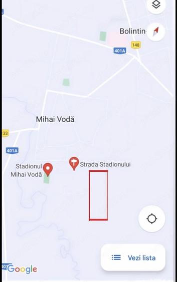 Teren de 5000 mp, în Mihai Vodă