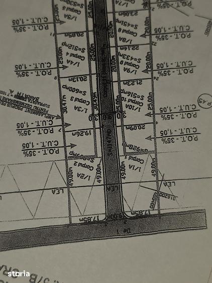 Teren de 1047 mp, în Exterior Vest