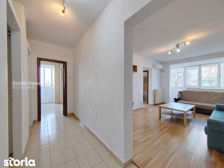 Apartament cu 3 camere semidecomandat în Floreasca