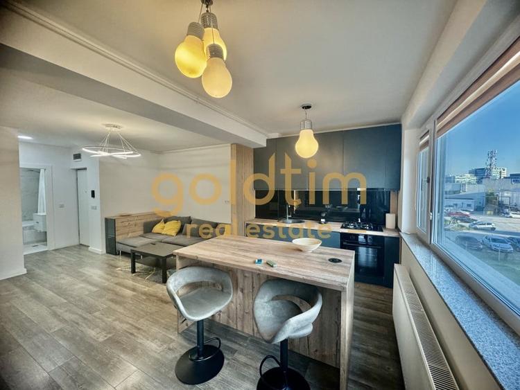 Apartament cu 2 camere semidecomandat, mobilat în Pipera