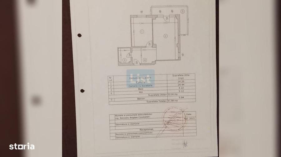 Apartament cu 2 camere decomandat în Roșu