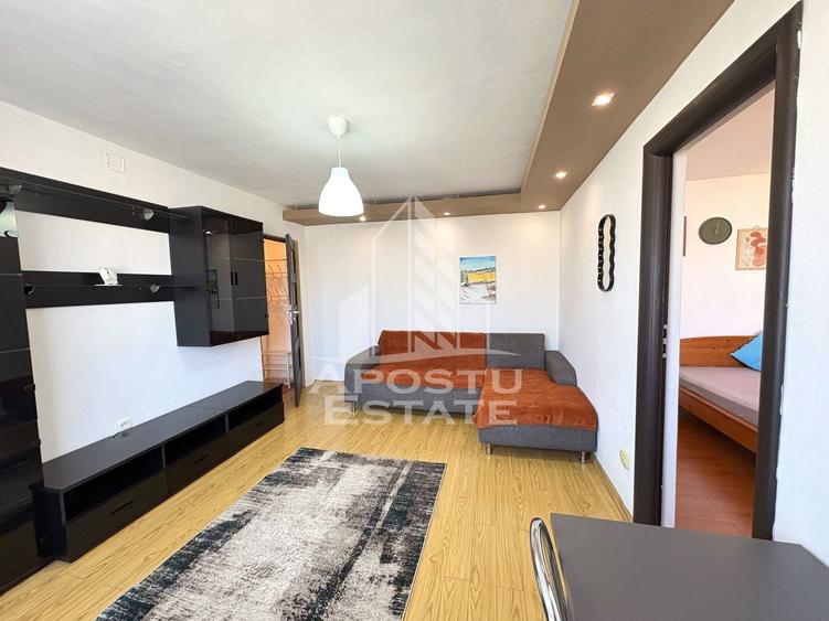Apartament cu 2 camere semidecomandat, mobilat în Șagului