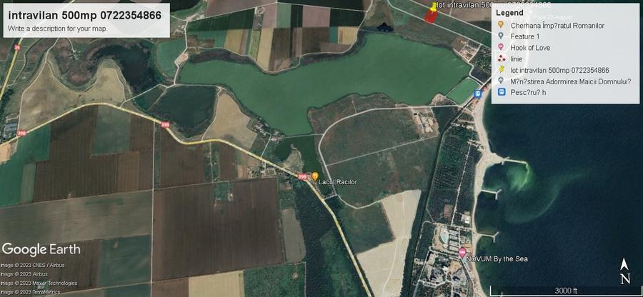Teren Construcții intravilan de 500 mp, în 23 August