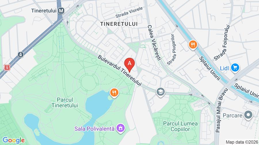 Apartament cu 2 camere circular în Tineretului