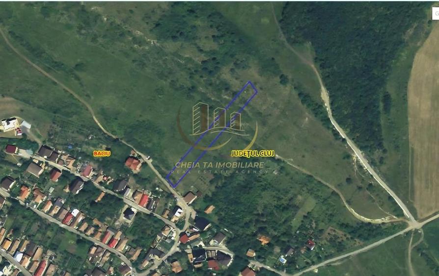 Teren de 2900 mp, în Baciu