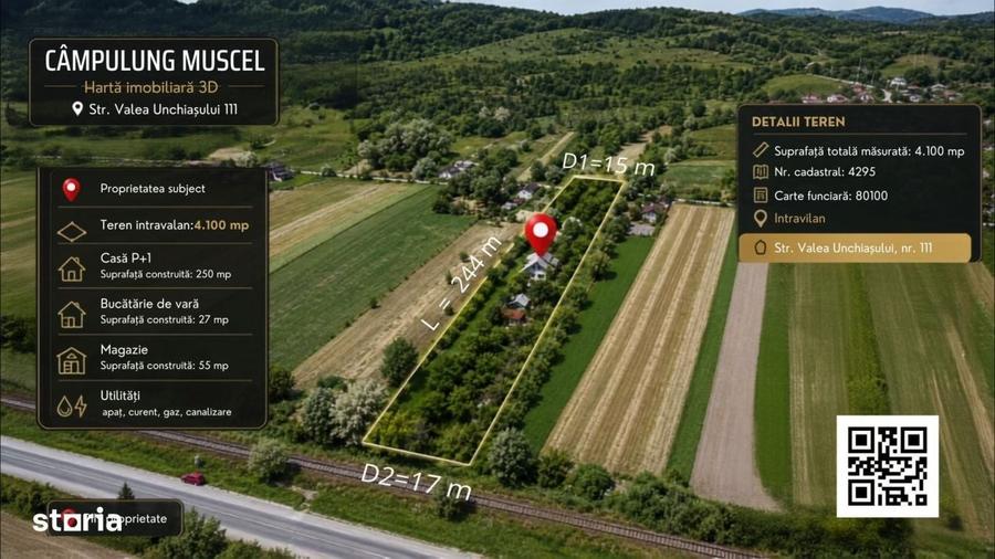 Casă cu 4 camere cu Teren 4100 Mp în Central