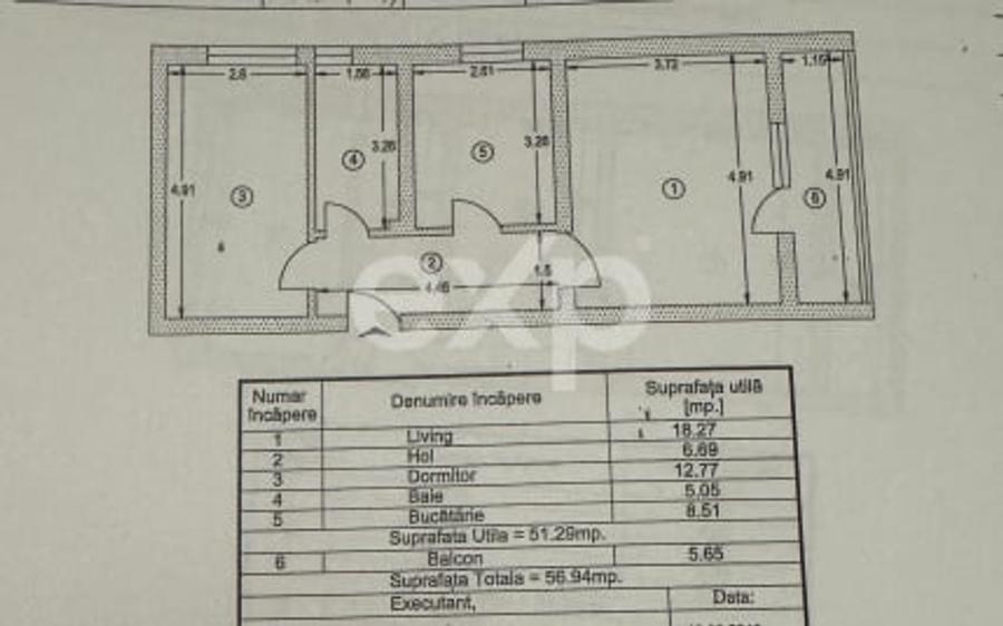 Apartament cu 2 camere decomandat, mobilat în Găvana 3