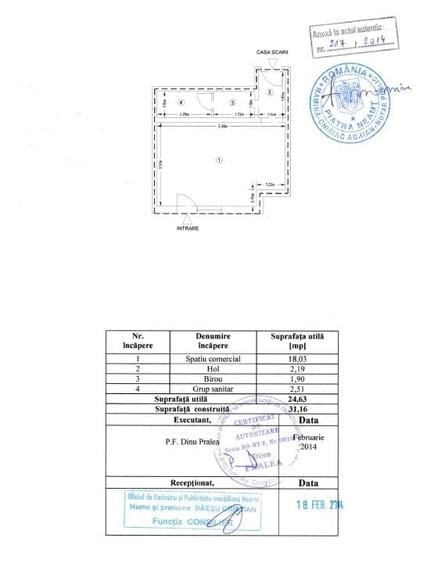 Spațiu comercial, de 24.629999160767 mp, în Central