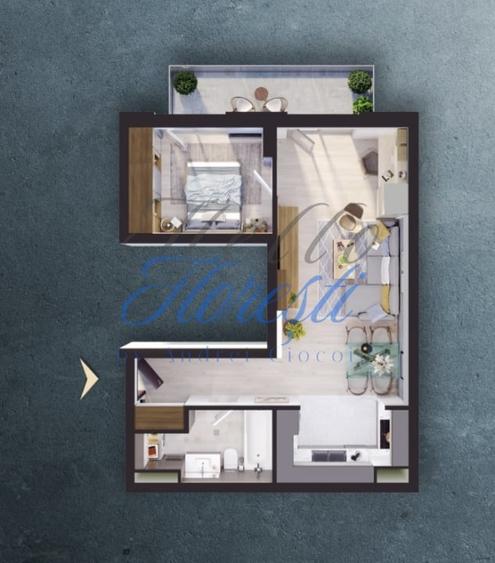 Apartament 2 camere 51mp, Finisat| Zona Iris | Cluj - 2