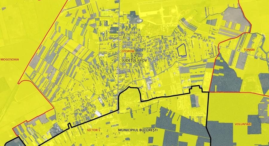 Lot teren 80000 mp Otopeni Sud Est dezvoltare sau lotizare - 6