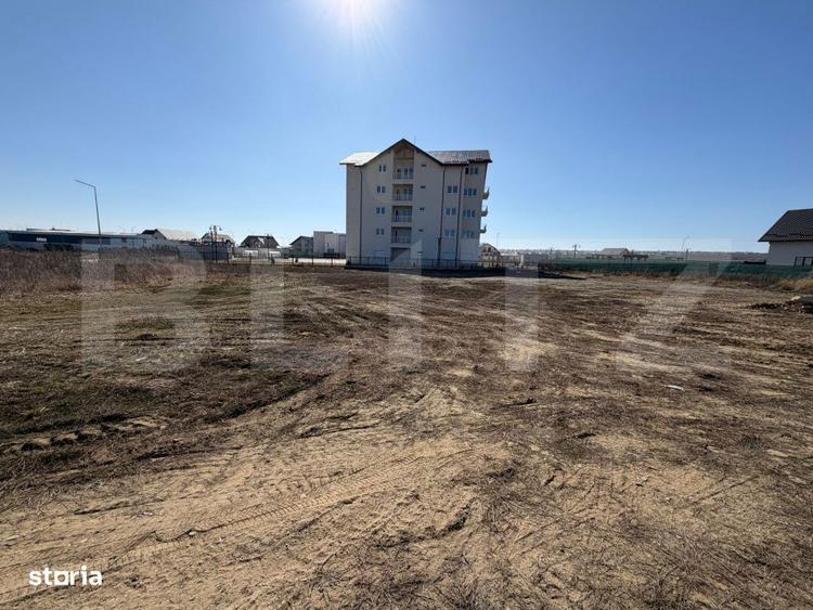 Teren Dumbraveni, 30 ari, deschidere 50 m, pretabil blocuri! - 2