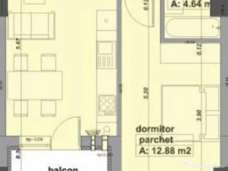 Apartament 2 camere, 51.61 mp, zona Sud-Est - 15