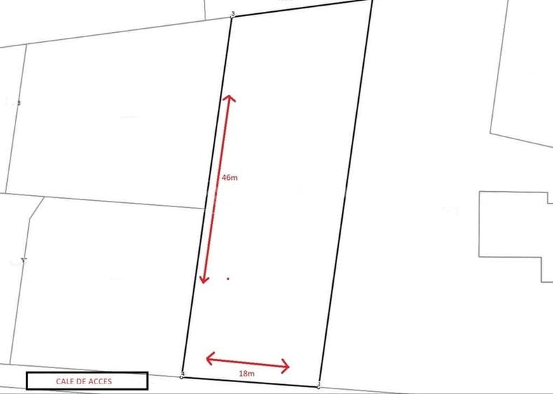 Teren intravilan 975mp, Bârnova, dispune de utilități - 3