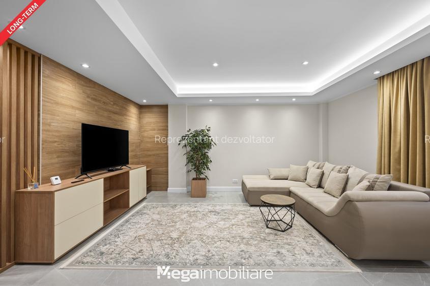 ✅Apartament 3 camere și 2 băi, bloc nou – mobilat premium, parcare