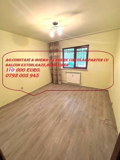 boema-3 camere,circular,parter cu balcon - 1