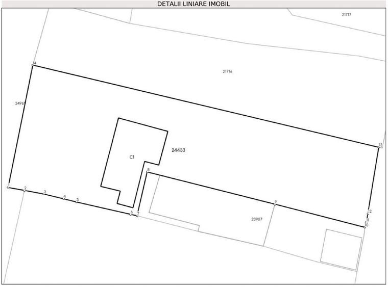 Teren: central DN1A – 1,251 mp intravilan + casă | P+2 | fără sarcini - 4