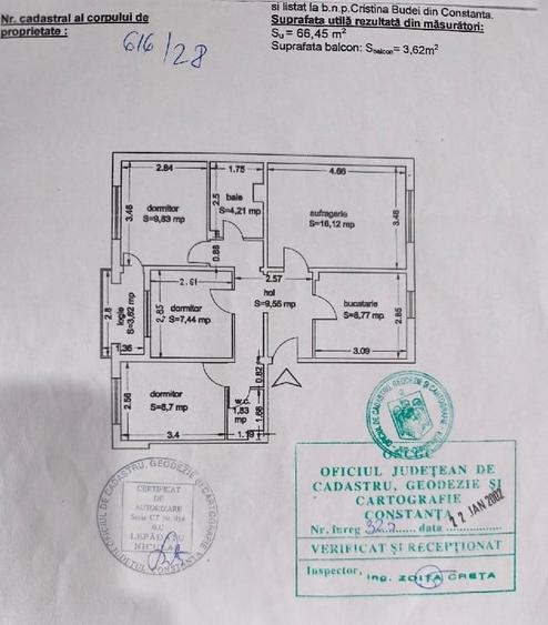 Apartament 4 camere zona Inel 2 - 15