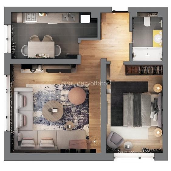 Apartament cu 2 camere decomandat în Pipera Apartament cu 2 camere decomandat în Pipera
