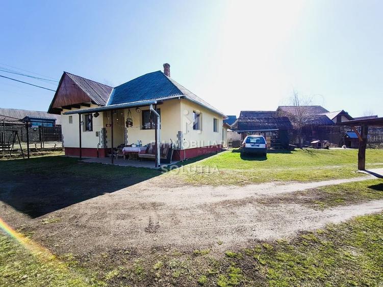 Casă individuală cu 3 camere cu Canalizare în Satu Nou de Sus