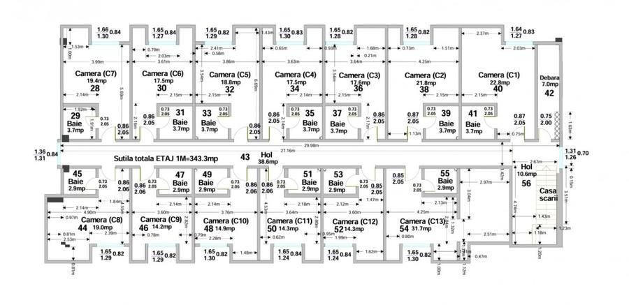 Vanzare investitie - cladire multifunctionala 65 spatii  4 etaje  Gura Humorului - 5