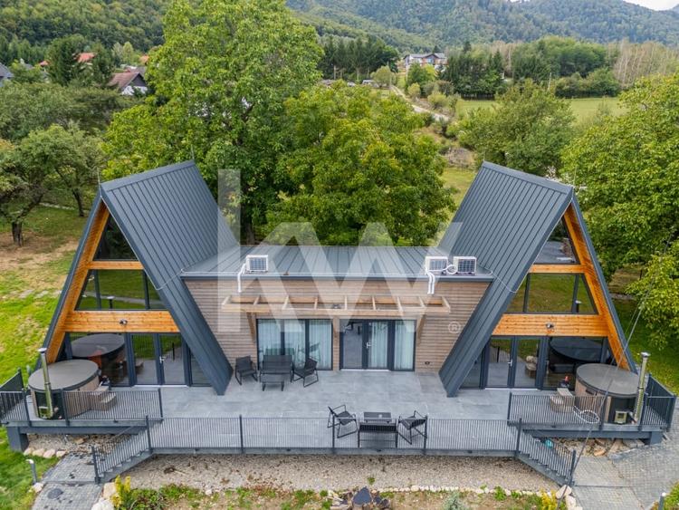 Afacere la cheie in inima naturii- Case smart A-Frame - 1