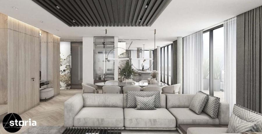 Penthouse, 134mp, terasa panoramica de 125mp cu jacuzzi, zona Central - 3