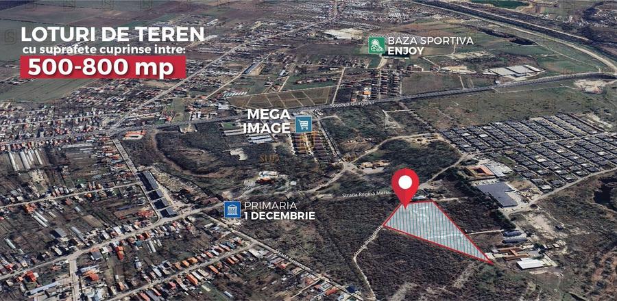 Teren 19.470 mp, dezvoltare imobiliara, Green City - 1 Decembrie, Ilfov - 1