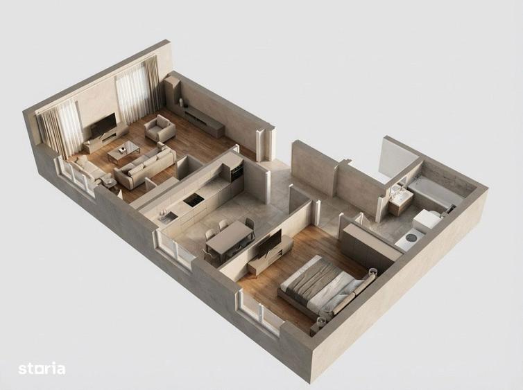 Apartament 2 CAM, SU 57.32 MP, zona IRIS - 2