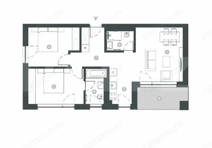 Apartament premium 3 camere- Zona Centrala - 1
