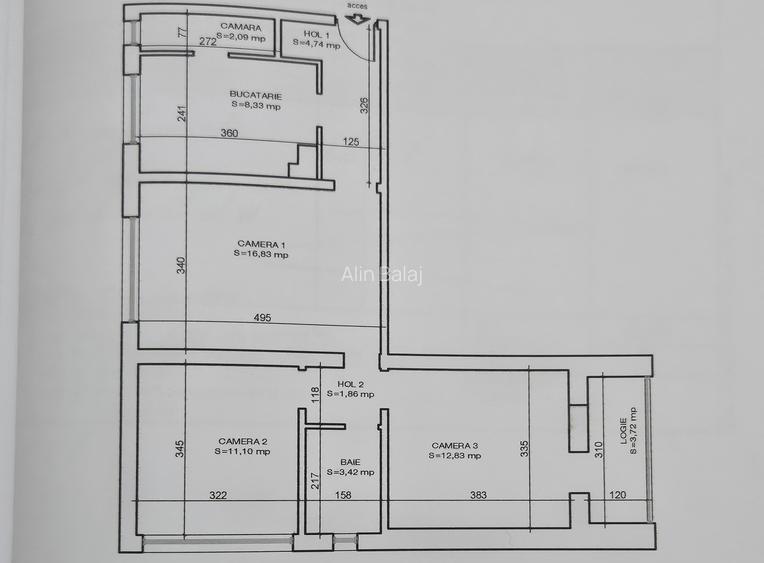 Apartament 3 camere, etaj intermediar, Piața Victoriei, comision 0% Apartament 3 camere, etaj intermediar, Piața Victoriei, comision 0%