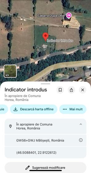 De vânzare teren intravilan – 1.604 mp – Mătișești, Parcul Național Apuseni - 2