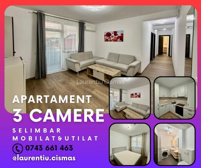 Apartamet 3 camere - Decomandat - Mobilat si Utilat Apartamet 3 camere - Decomandat - Mobilat si Utilat