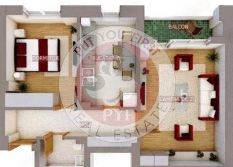 Rotan Park 1 | 2 camere | Decomandat | 55mp | B11718 - 1