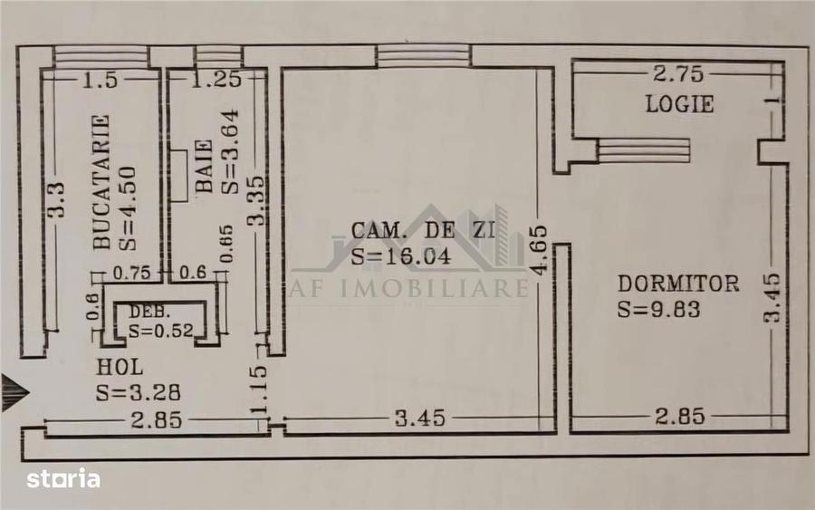 Apartament cu 2 camere - 2