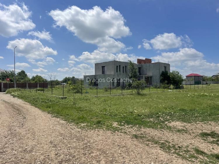 Domnesti, Str Teiului, teren 1500mp, 40ml deschidere, utilitati.