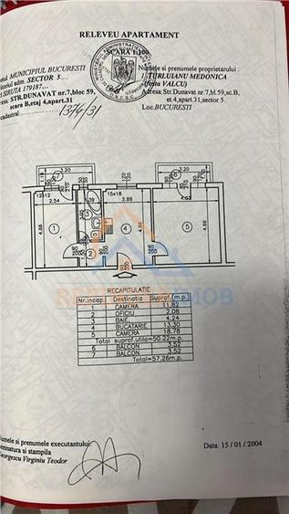 Apartament 2 camere de vanzare Rahova - Dunavat - 21