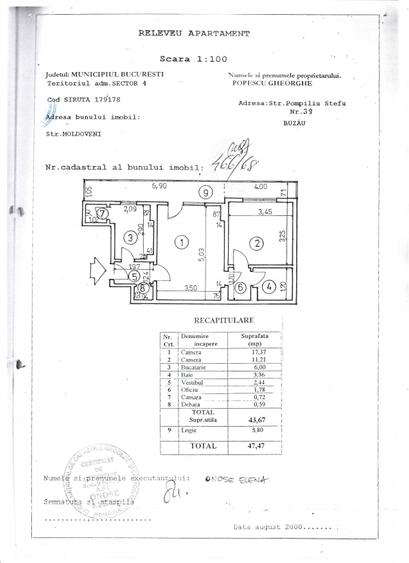 PROPRIETAR Apartament 2 Camere Spatios 48 mp Bloc Reabilitat, Zona Piata Resita / Moldoveni. Oferta - 8
