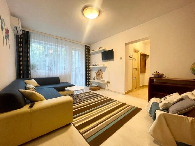 Tomis II, apartament cochet cu 2 camere, mobilat si utilat, etaj 1 - 1