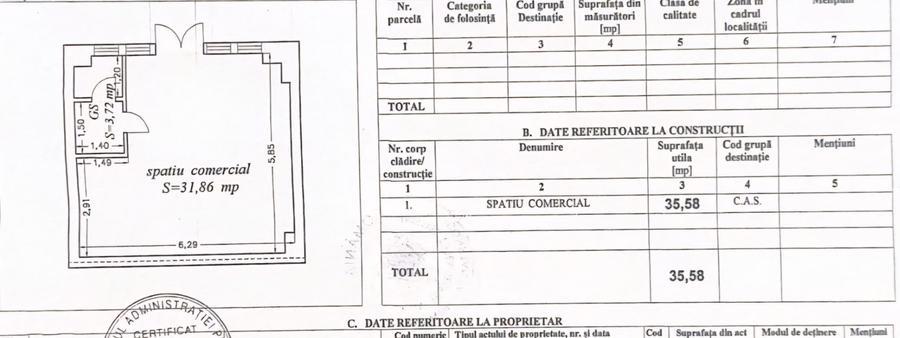 Spațiu comercial 35 mp de închiriat  zonă Stadion Constanța vad excelent - 1