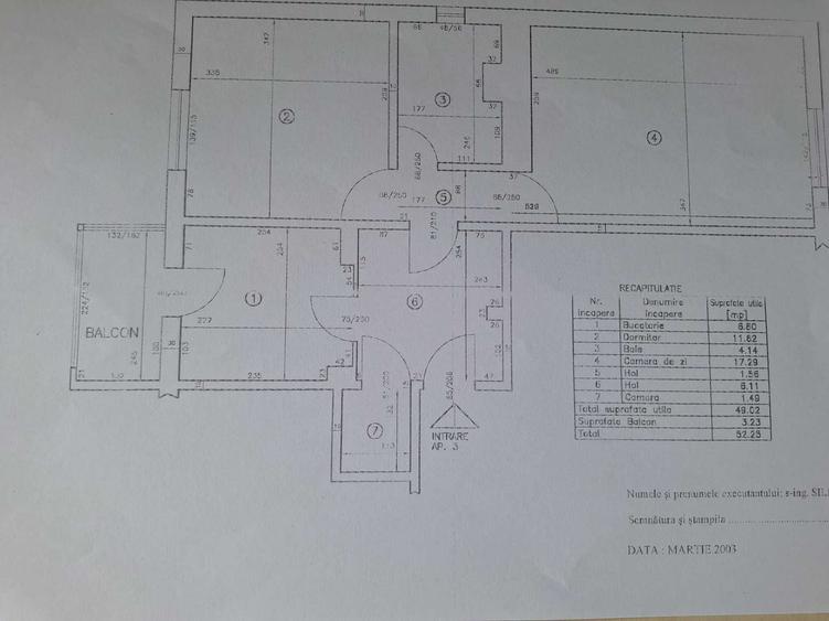 Apartament cu 2 camere decomandat în Brazda lui Novac